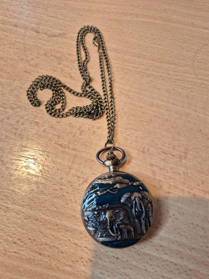 Nieuw Zakhorloge - Olifanten Design, Sieraden, Tassen en Uiterlijk, Horloges | Heren, Ophalen of Verzenden