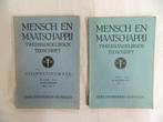 8 x Mensch en Maatschappij tijdschrift (1925-1933), Gelezen, Overige typen, Ophalen of Verzenden