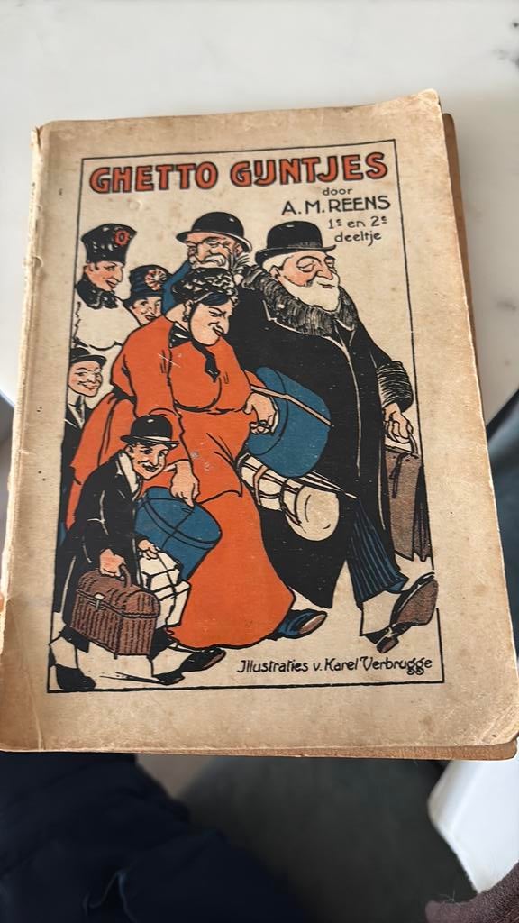 Antiek Boek Ghetto-Gijntjes A.M. Reens, Antiek en Kunst, Ophalen of Verzenden