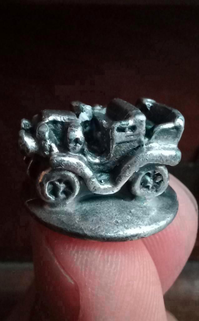 Schattige verzilverde miniatuur Jeep Wrangler, Verzamelen, Beelden en Beeldjes, Ophalen of Verzenden