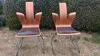 Variër Penguin Stoelen - Set van 2, Gebruikt, Twee, Bruin, Ophalen of Verzenden