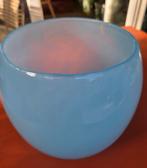 Blauwe handgemaakte vaas, Ophalen