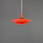 Oranje lamp, Scandinavisch design, Deense hanglamp, Ophalen of Verzenden, Zo goed als nieuw, Metaal, Deens design