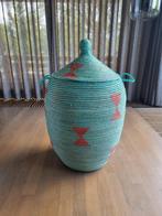 afrikaanse wasmand van zeegras handgemaakt in Senegal., Huis en Inrichting, Mand, Verzenden, Rond, Nieuw