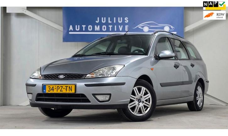 Ford Focus Wagon 1.6-16V Futura Leer Trekhaak DB+WP 2023 Cli, Auto's, Ford, Bedrijf, Te koop, Focus, ABS, Airbags, Airconditioning