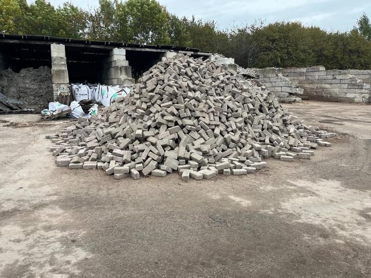Betonklinker keiformaat ca 500m2, Tuin en Terras, Tegels en Klinkers, Nieuw, Klinkers, Beton, 10 m² of meer, Ophalen of Verzenden