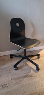 Bureaustoel ikea zwart, Huis en Inrichting, Bureaustoelen, Ophalen, Zo goed als nieuw, Zwart