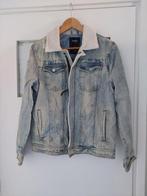 Warm gevoerd spijkerjack spijkerjas smog maat s 46 winterjas, Blauw, Zo goed als nieuw, Maat 46 (S) of kleiner, Smog