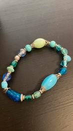 Prachtige armband - blauw, Ophalen of Verzenden, Zo goed als nieuw, Blauw