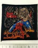 Iron maiden mooie vintage 1982 number of the beast patch 65, Ophalen of Verzenden, Nieuw, Kleding