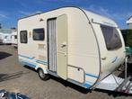 Caravelair Univers 420 2001; 2xtreinzit; voortent, Caravans en Kamperen, Overige typen, Bedrijf, Treinzit, 4 tot 5 meter