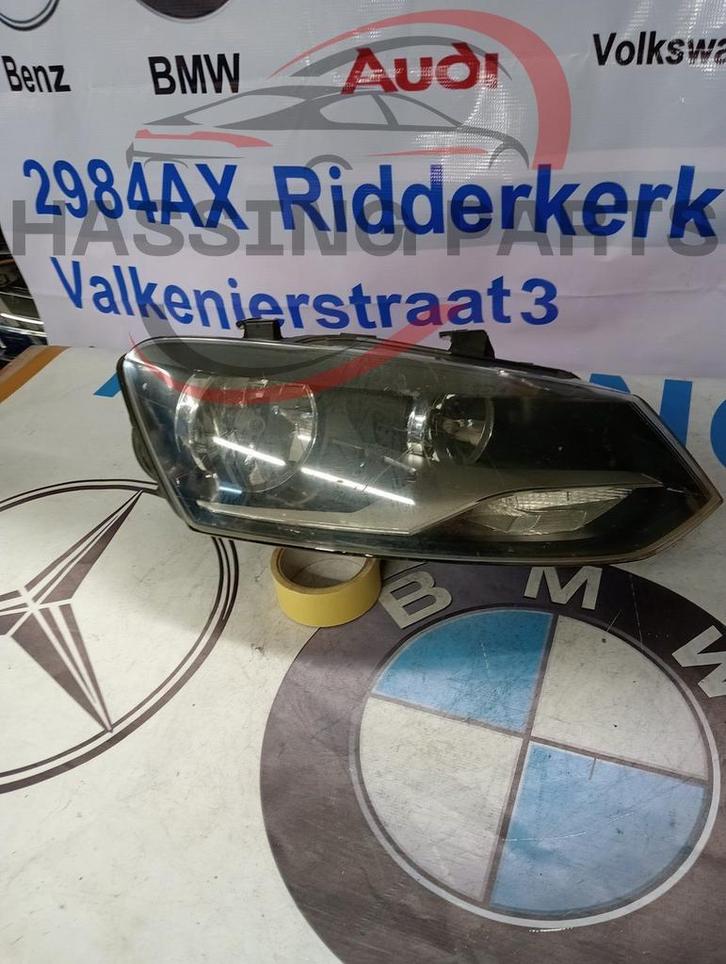 VW Polo 6R H7 Halogeen Koplamp Rechts R 6R1941008F, Auto-onderdelen, Verlichting, Volkswagen, Gebruikt, Ophalen of Verzenden