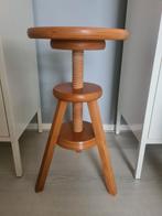 Vintage houten draai krukje, Ophalen of Verzenden, Zo goed als nieuw, Hout