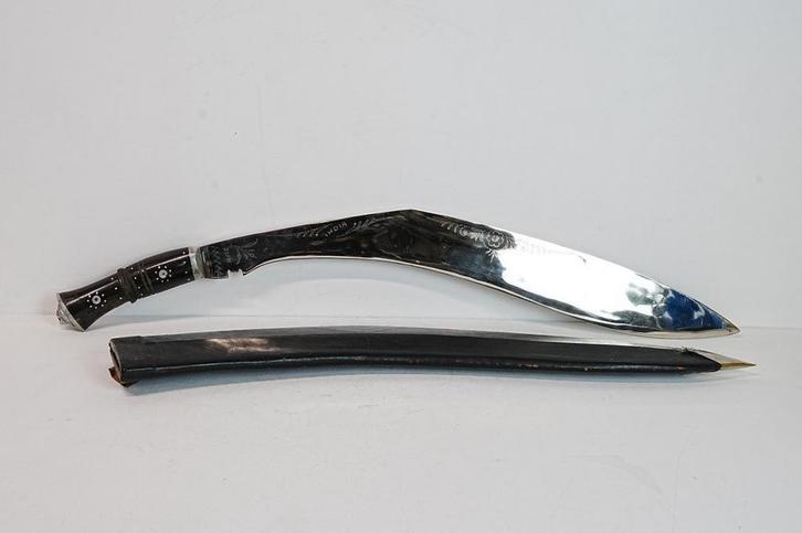 Vintage Kukri Gurkha Bolo Machete gemaakt in India., Antiek en Kunst, Antiek | Overige Antiek, Ophalen of Verzenden
