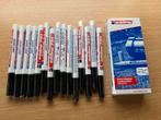 25 stuks Edding 751 lakmarker zwart (1 - 2 mm rond), Ophalen of Verzenden, Nieuw