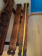 Eiken houten bankje, Ophalen