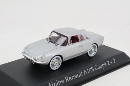 1:43  Renault Alpine A108 Coupé 2 + 2 1961 -  Norev, Hobby en Vrije tijd, Modelauto's | 1:43, Nieuw, Auto, Norev, Ophalen of Verzenden