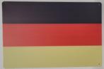 Duitse vlag Duitsland reclamebord van metaal wandbord, Diversen, Vlaggen en Wimpels, Nieuw, Ophalen of Verzenden