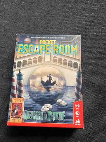 Diefstal van Venetië escspe room pocket beschikbaar voor biedingen