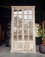 Waanzinnige Hoge vitrinekast | Franse kloosterkast #2611, Niet ingevuld, 100 tot 150 cm, 200 cm of meer, Niet ingevuld