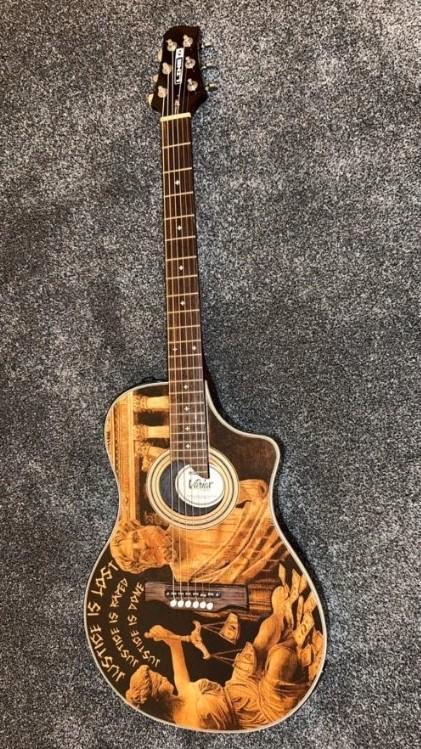 Line6 Variax Acoustic 700 - Custom Design, Muziek en Instrumenten, Snaarinstrumenten | Gitaren | Elektrisch, Gebruikt, Ophalen of Verzenden