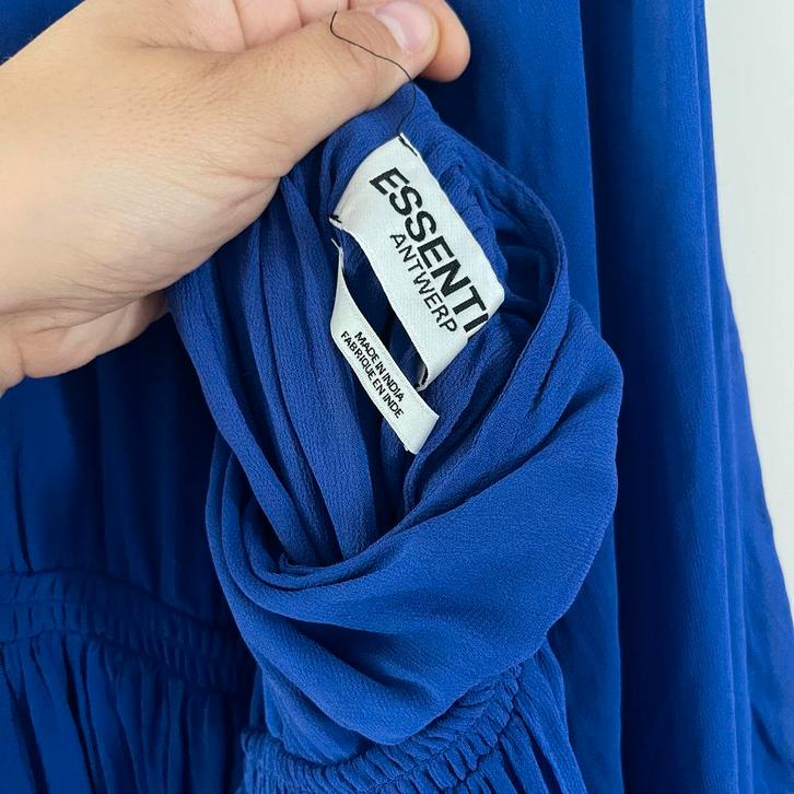 Essentiel Antwerp Gala Jurk Blauw Maat 36, Kleding | Dames, Jurken, Nieuw, Maat 36 (S), Blauw, Onder de knie, Ophalen of Verzenden