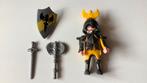 Playmobil ridder 4746 gele ridder helm bijl schild zwaard, Ophalen, Zo goed als nieuw