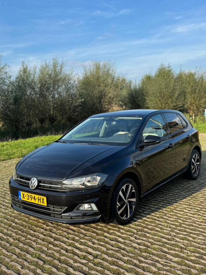 Volkswagen Polo 1.0 TSI 95pk 2017 Zwart, Auto's, Volkswagen, Particulier, Polo, Benzine, Hatchback, Handgeschakeld, Geïmporteerd