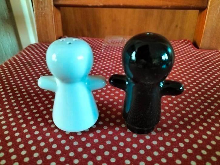 Peper en zoutstel boy and girl, keramiek, nieuw., Huis en Inrichting, Keuken | Servies, Nieuw, Overige typen, Overige stijlen
