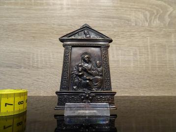 Antieke bronzen pax of plakette beschikbaar voor biedingen