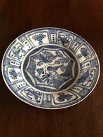 OUD CHINEES BORD" VOGELTJE "BLAUW/WIT, Antiek en Kunst, Antiek | Porselein, Ophalen of Verzenden