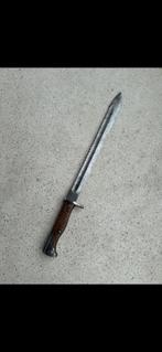 Wo1 Duitse zaagtand bajonet met regiment, Verzamelen, Ophalen of Verzenden, Landmacht, Duitsland, Mes of Dolk