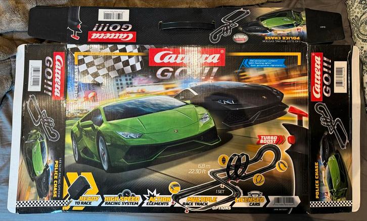 Carrera Go! Racebanen met Extra Auto's en uitbreidingen!, Kinderen en Baby's, Speelgoed | Racebanen, Zo goed als nieuw, Racebaan