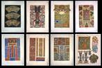8 platen Chromolithografie 19e eeuw, Ophalen of Verzenden