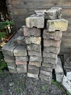 +-250 stenen om te stapelen/muurtje (met groef erin) gratis!, Tuin en Terras, Tegels en Klinkers, Overige materialen, Overige typen