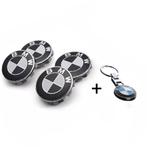BMW 68mm naafdoppen (zwart/wit) + BMW sleutelhanger, Auto diversen, Nieuw, Ophalen of Verzenden