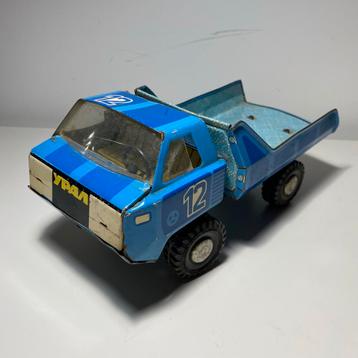 Vintage Sovjet URAL Tin Speelgoed Vrachtwagen - Blauw beschikbaar voor biedingen