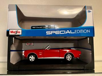 Chevrolet Camaro 1968 SS 396 cabriolet 1:18 nieuw beschikbaar voor biedingen
