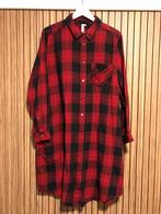 Great looks lange blouse jurk tuniek ruit rood maat 50 zgan, Verzenden, Jurk, Zo goed als nieuw, Great looks