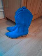 Kobalt blauwe Dames western laarzen! Mag weg voor 12,50, Kleding | Dames, Schoenen, Ophalen of Verzenden, Zo goed als nieuw, Blauw