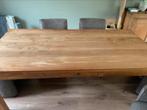 Teak houten eettafel 200/100, 200 cm of meer, 100 tot 150 cm, Teakhout, Gebruikt