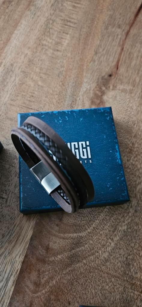 Senggi Armband bruin 21cm - Stijlvol Accessoire, Sieraden, Tassen en Uiterlijk, Armbanden, Ophalen of Verzenden