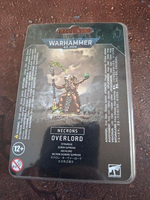 Overlord Necron Warhammer 40K New Sealed, Hobby en Vrije tijd, Wargaming, Nieuw, Warhammer 40000, Figuurtje(s), Ophalen of Verzenden