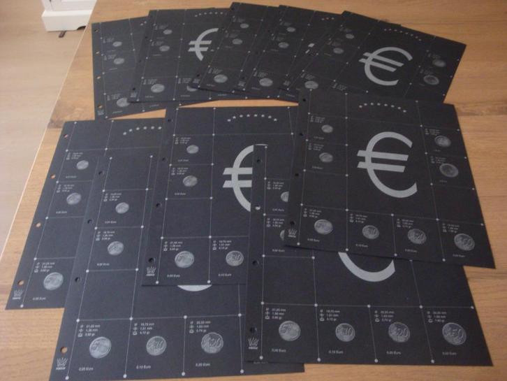 Importa zwarte tussenbladen / munten landensets, Postzegels en Munten, Munten en Bankbiljetten | Toebehoren, Overige typen, Ophalen of Verzenden