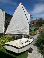 Optimist White Dragon, met handkar en dekzeil, Watersport en Boten, Ophalen, Geen motor, Gebruikt, Optimist