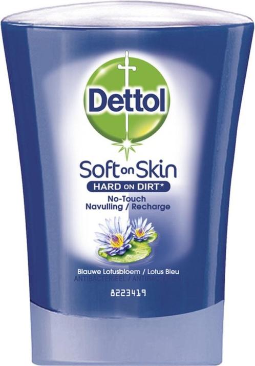 Dettol Handzeep No-Touch Navulling - Blauwe Lotusbloem - 250, Huis en Inrichting, Schoonmaakartikelen, Overige typen, Ophalen of Verzenden