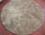Vloerkleed rond olijfgroen Ø130 cm, Ophalen, Zo goed als nieuw, Rond