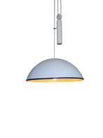 Flos Italië, vintage hanglamp jaren 70, Gebruikt, Vintage, Ophalen of Verzenden, Metaal