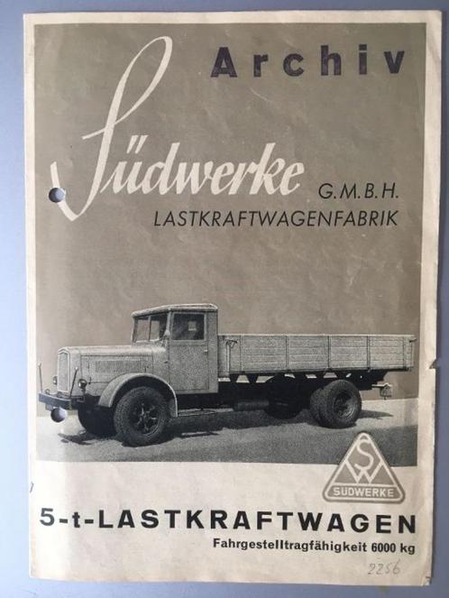 folder krupp (sudwerke).2, Boeken, Auto's | Folders en Tijdschriften, Gelezen, Overige merken, Verzenden