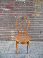thonet stoel gevlochten rotan zitting gemerkt, Huis en Inrichting, Stoelen, Ophalen, Gebruikt, Bruin, Eén